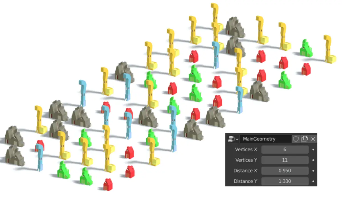 distance vertices in geometry nodes in Blender – Usama Babar