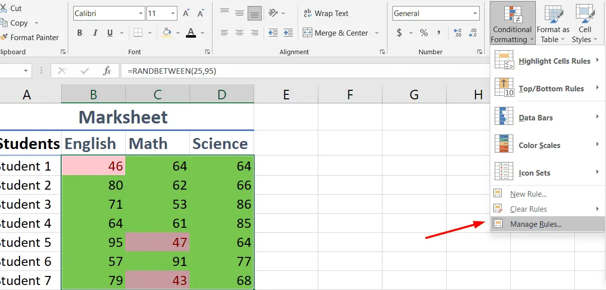 Highlight Cells Using Conditional Formatting In Excel – Usama Babar