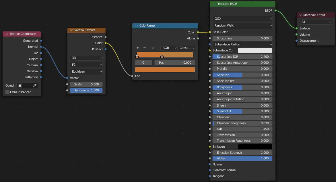 Adding Multi Color texture on each face on Low Poly mesh in Blender ...